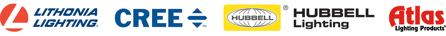 Brand Partners for Trial Lighting Program Lithonia Lighting, Cree Lighting, Hubbell Lighting, Atlas Lighting